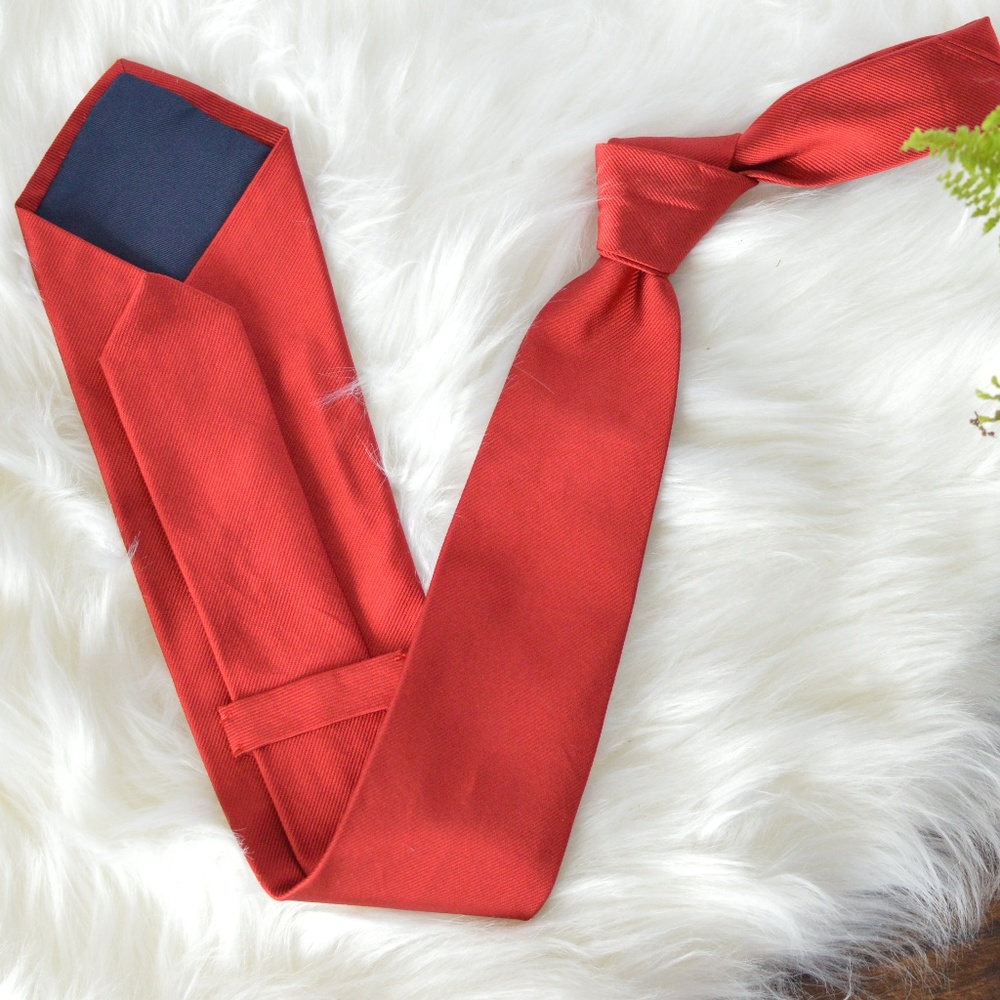 Polo Ralph Lauren Red Silk Tie